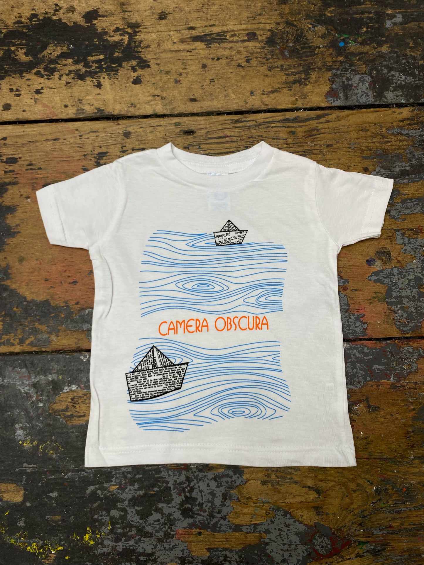 Kids Paper Boats T-Shirt