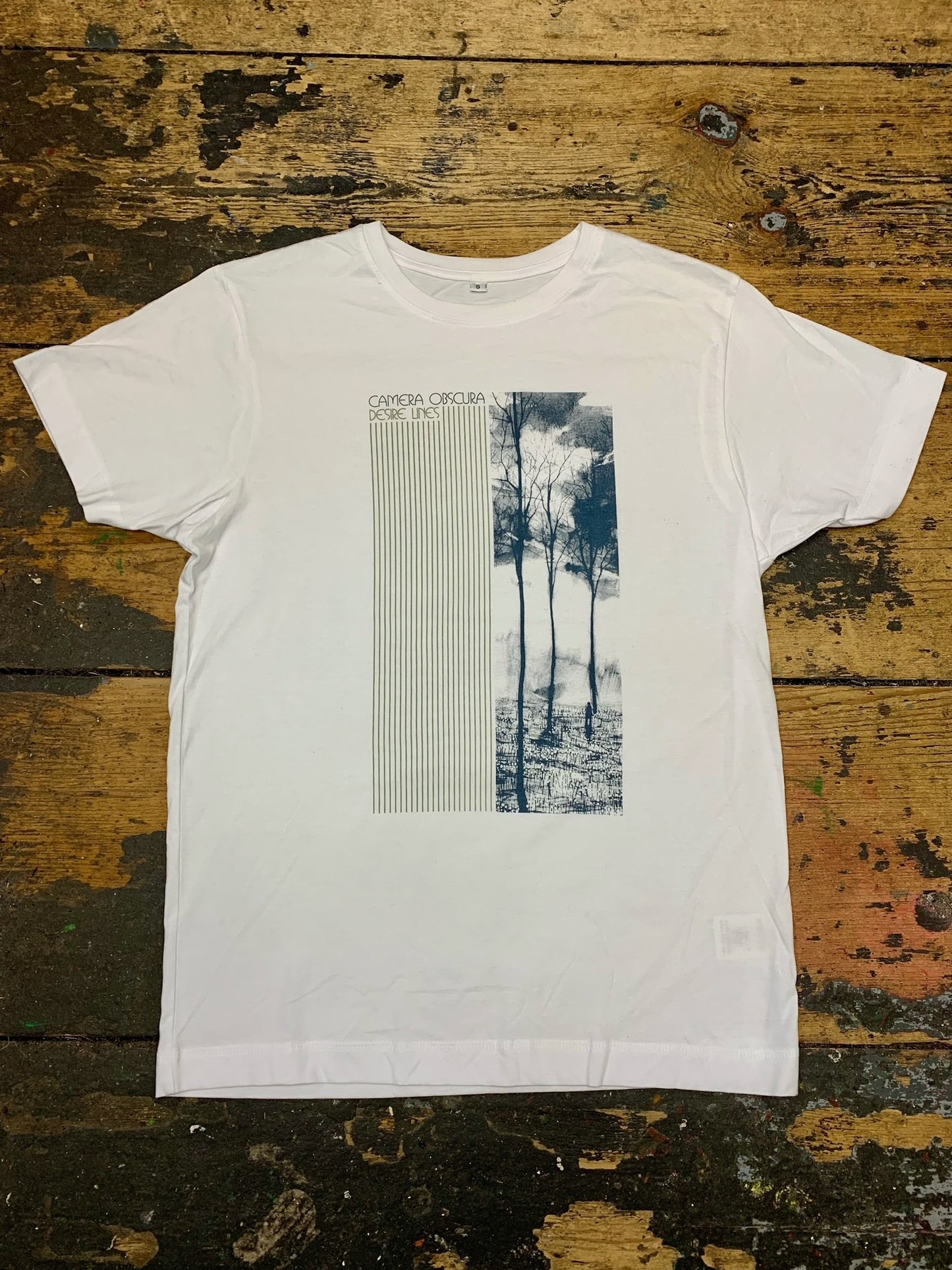 Desire Lines White Tee